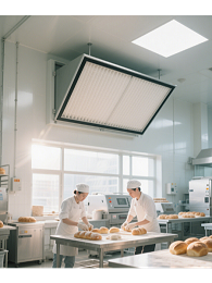 食品加工行业中的 V 型高效过滤解决方案