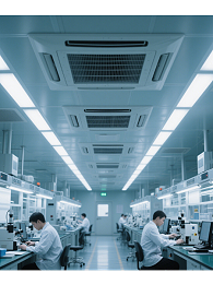 电子制造车间中有隔板高效过滤器的性能表现与技术优化