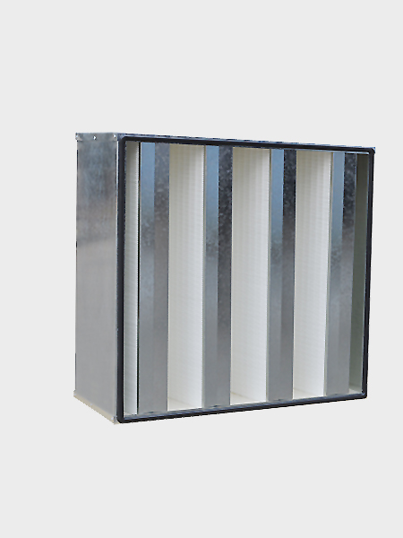 V型密褶式高效过滤器