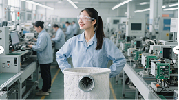 中效袋式过滤器提升电子厂空气洁净度