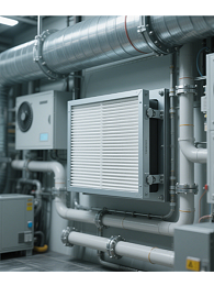 电子制造车间中无隔板高效过滤器的技术特点​