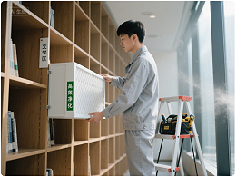 图书馆空气净化项目中 V 型密褶式高效过滤器的应用​