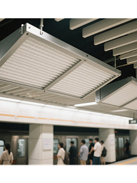 地铁站台空气净化中中效板式过滤器的应用实例分析