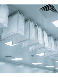 玻纤中效袋式过滤器在电子厂洁净室的应用​