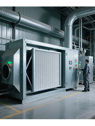 汽车喷涂车间空气质量控制之中效板式过滤器应用