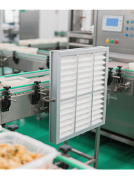 食品生产线上有隔板高效过滤器的应用优势与技术分析