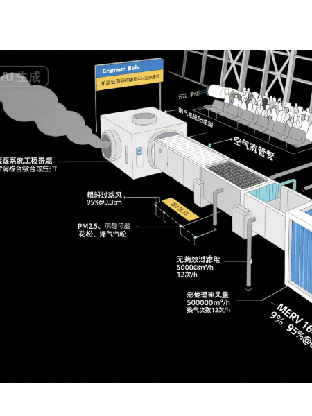 机场航站楼空气质量优化中无隔板高效过滤器的作用