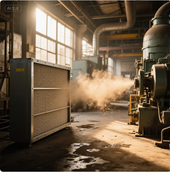 工业厂房中效板式过滤器解决方案：技术参数与应用研究