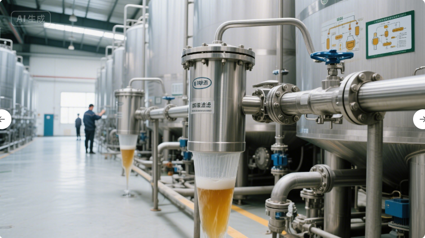 啤酒酿造过程中抑菌过滤器的实际应用